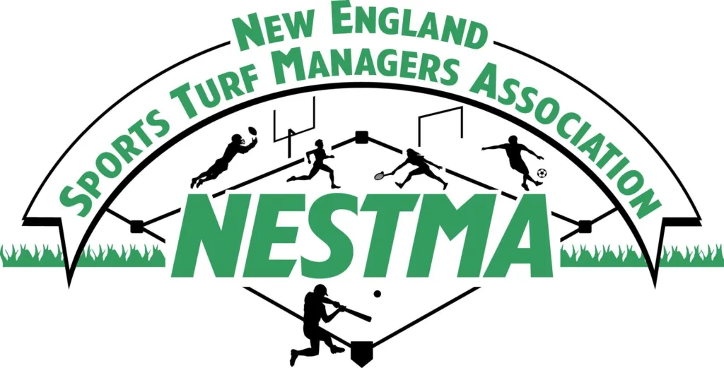 new, england, sports, turf, managment, association, logo, nestma,